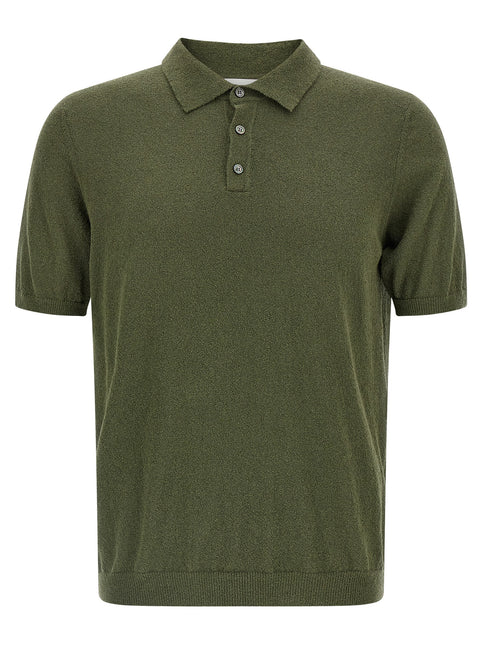 Roberto Collina Bicolor Cotton Polo Shirt