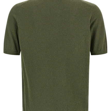 Roberto Collina Bicolor Cotton Polo Shirt