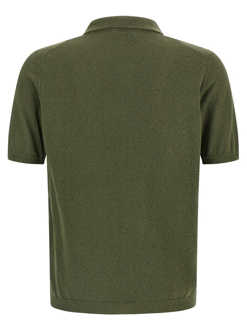Roberto Collina Bicolor Cotton Polo Shirt