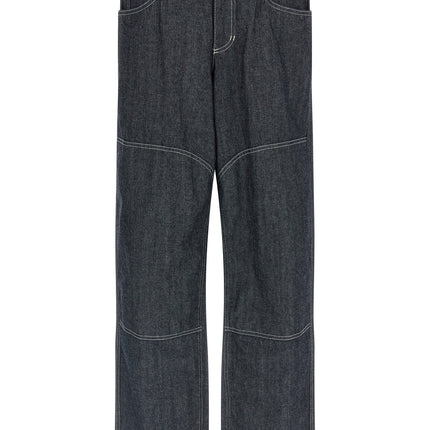 Gramicci Blue Cotton Straight-Leg Jeans