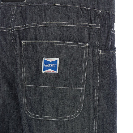 Gramicci Blue Cotton Straight-Leg Jeans