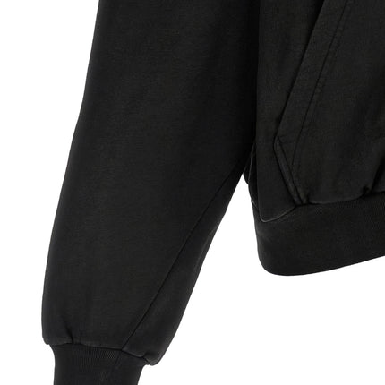 Balenciaga Black Cotton Sweatshirt