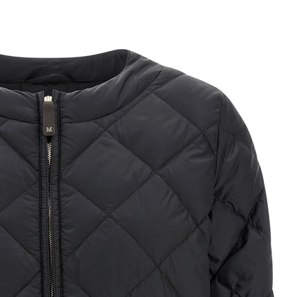 Max Mara Black Polyamide Full-Length Jacket