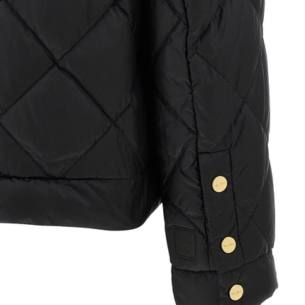 Max Mara Black Polyamide Full-Length Jacket