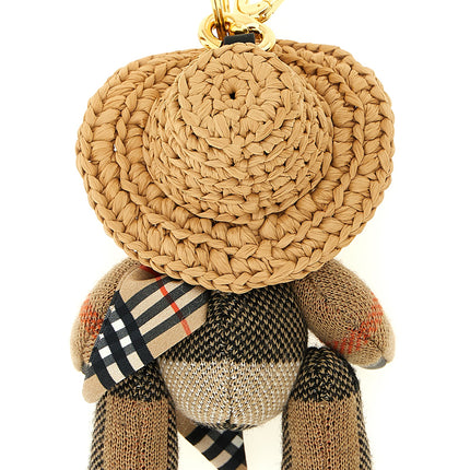 Burberry Beige Wool Keychain