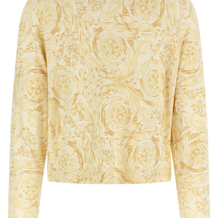 Versace Bicolor Silk Cardigan