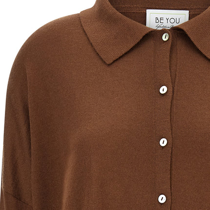 BE YOU Brown Cashmere Cardigan