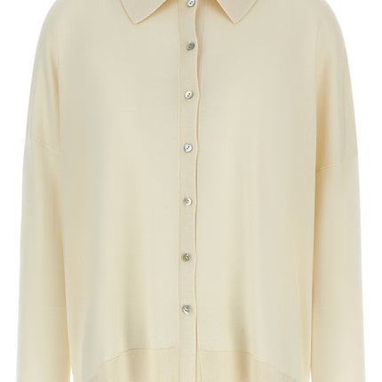 BE YOU White Cashmere Cardigan