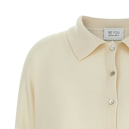 BE YOU White Cashmere Cardigan