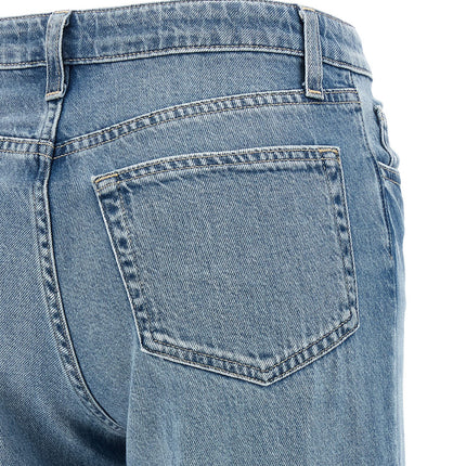 L'Agence Blue Cotton Jeans Denim