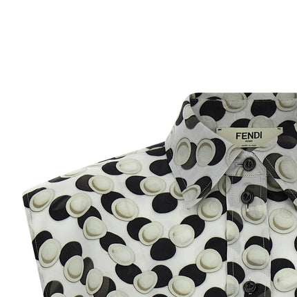 Fendi Multicolor Silk Pattern Shirt