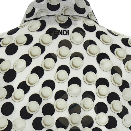 Fendi Multicolor Silk Pattern Shirt