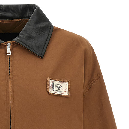Max Mara Brown Cotton Full-Length Jacket