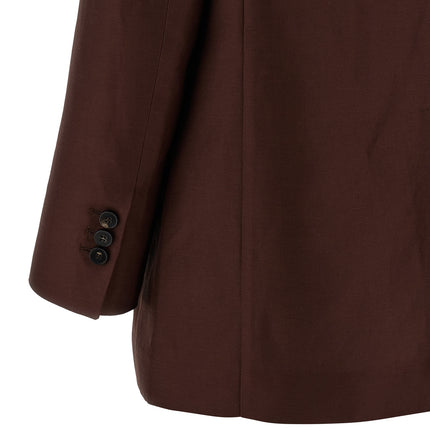 Alberto Biani Brown Viscose Blazer