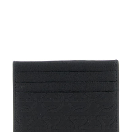 Ferragamo Black Calfskin Cardholder