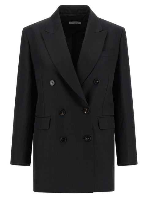 Alberto Biani Black Viscose Blazer