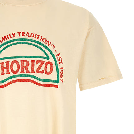 WILLY CHAVARRIA Beige Cotton T-Shirt