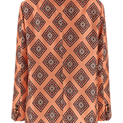 Alberto Biani Multicolor Silk Blazer