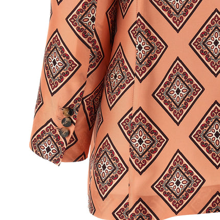 Alberto Biani Multicolor Silk Blazer