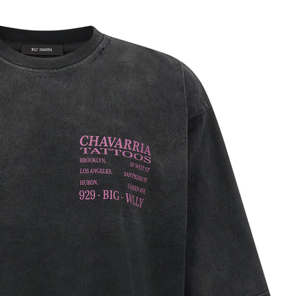 WILLY CHAVARRIA Black Cotton T-Shirt
