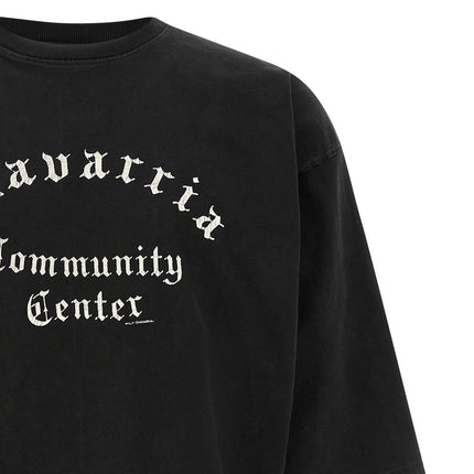 WILLY CHAVARRIA Black Cotton T-Shirt
