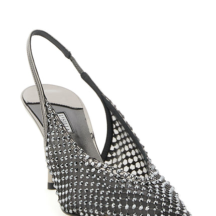 LE SILLA Gray Polyester High Heel Pumps