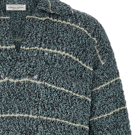 Roberto Collina Multicolor Cotton Polo Shirt