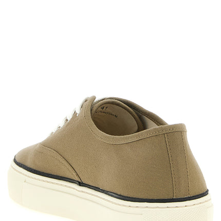 Jacquemus Bicolor Cotton Low Top Sneakers