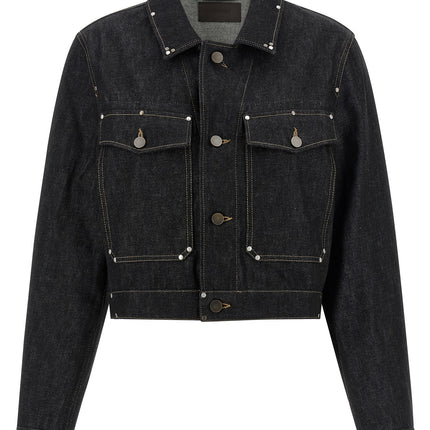 Lemaire Black Cotton Denim Jacket