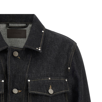 Lemaire Black Cotton Denim Jacket