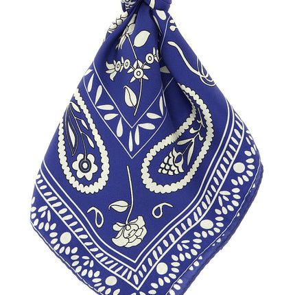 Alberto Biani Blue Silk Foulard
