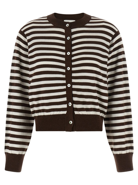 BE YOU Brown Cotton Cardigan