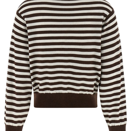 BE YOU Brown Cotton Cardigan