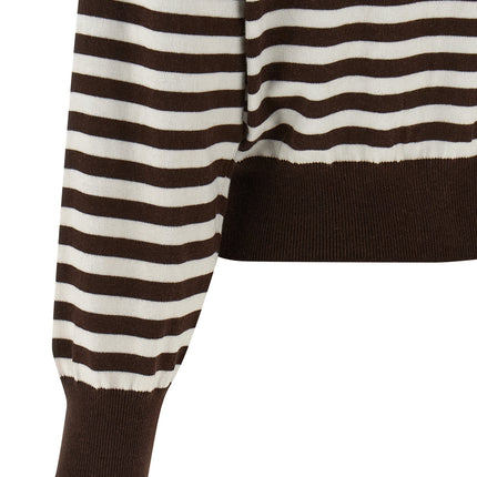 BE YOU Brown Cotton Cardigan