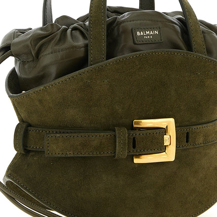 Balmain Bicolor Calfskin Handbag