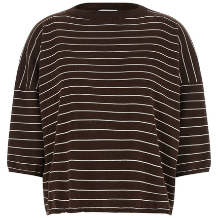 BE YOU Brown Cotton Cardigan