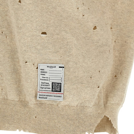 Maison Mihara Yasuhiro Beige Cotton Polo Shirt