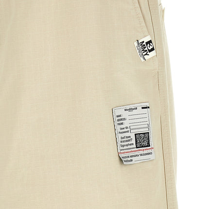 Maison Mihara Yasuhiro Beige Cotton Athletic Pants