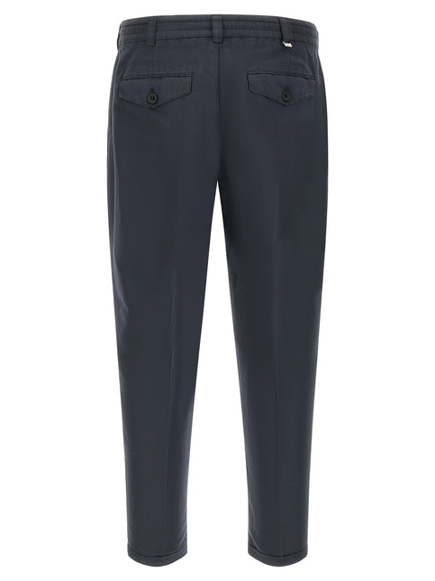 PT Torino Blue Linen Pants