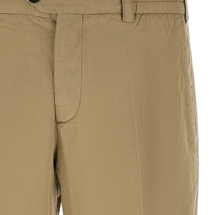 PT Torino Beige Linen Casual Pants