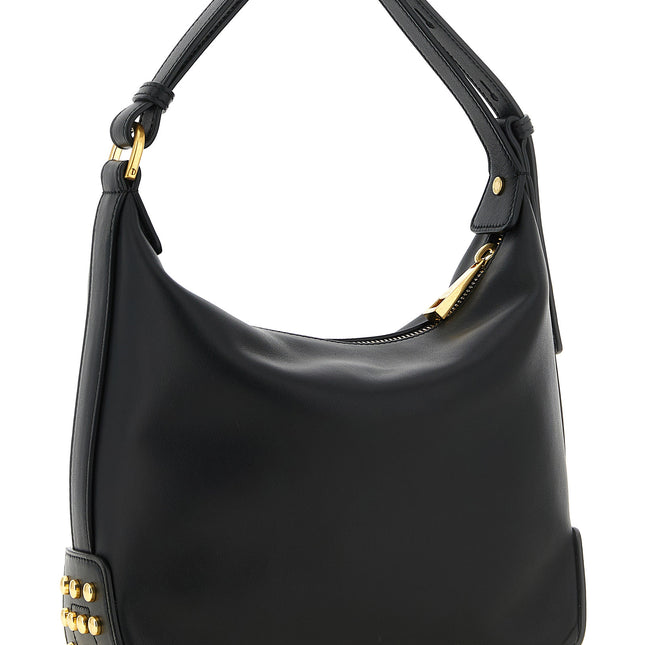 Tod's Black Calfskin Shoulder Bag