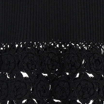 Ganni Black Organic Cotton Sleeveless Jacket