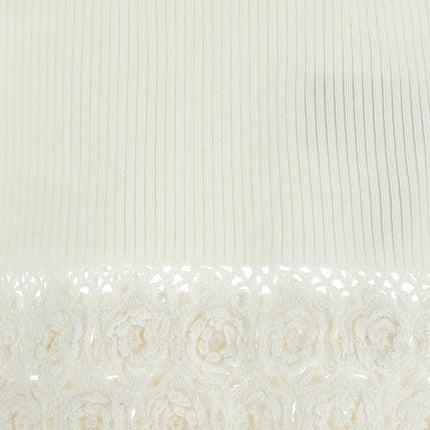 Ganni White Organic Cotton Sleeveless Jacket