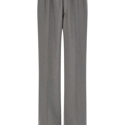 CELLAR DOOR Gray Polyester Casual Pants
