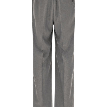 CELLAR DOOR Gray Polyester Casual Pants