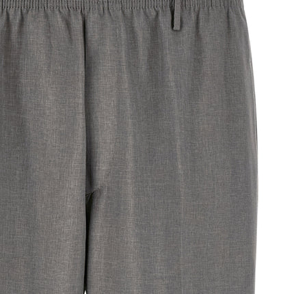 CELLAR DOOR Gray Polyester Casual Pants