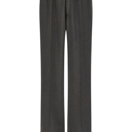 CELLAR DOOR Gray Polyester Casual Pants