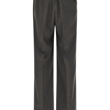 CELLAR DOOR Gray Polyester Casual Pants