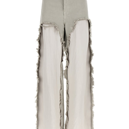 Haikure Gray Cotton Flared Jeans