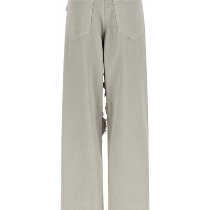 Haikure Gray Cotton Flared Jeans